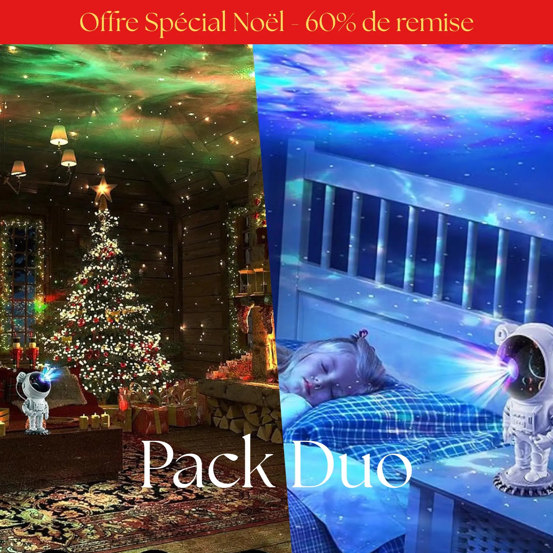 Projecteur Galaxy HD “Astronaute” – Transformez votre maison en univers magique ✨ SkyDream